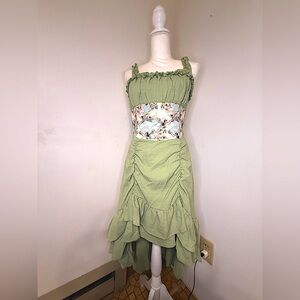 NEW Shein size Medium MOD Printed Corset Style Dress / Costume